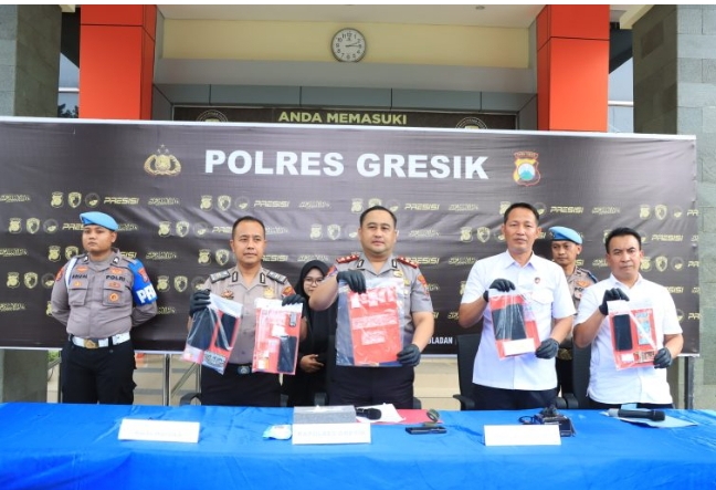 Polres gresik Ungkap Jaringan Narkotika Lintas Madura- Gresik-Bawean.6 Tersangka diamankan