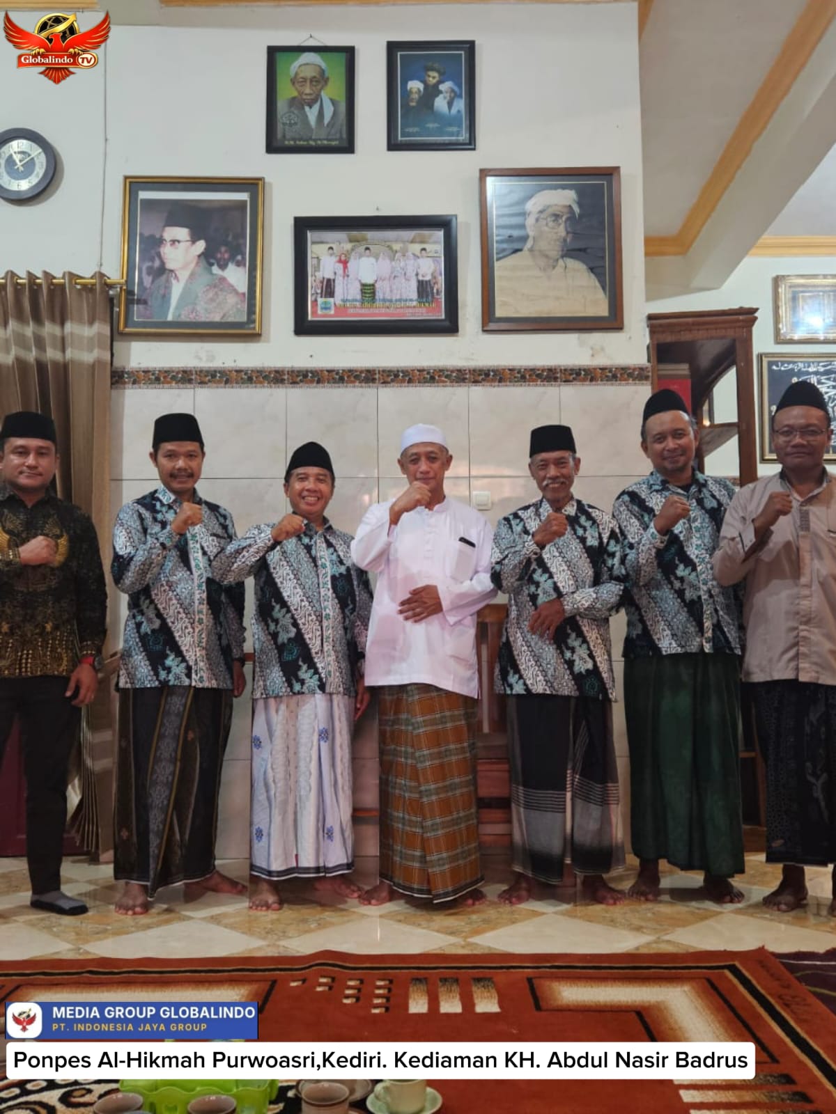 SINERGI HATI DAN FIKIRAN, HALAL BI HALAL SEKALIGUS SAFARI SYAWAL, MEDIA GROUP GLOBALINDO BERSAMA ISNU KEDIRI, MERAWAT TRADISI DI PUSAT SANAD.