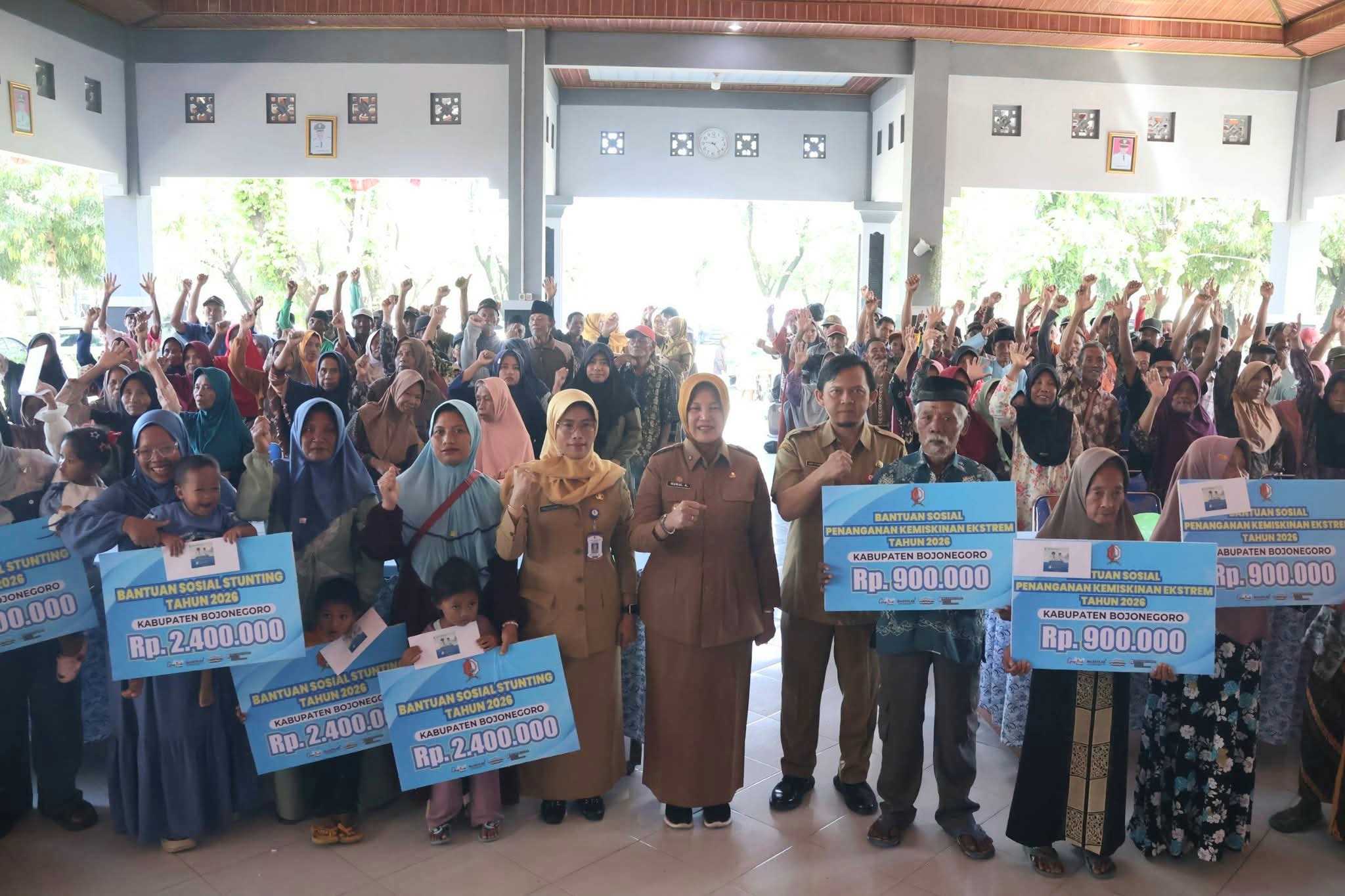 Bansos Disalurkan di Gayam, Pemkab Bojonegoro Optimalkan Penanganan Stunting dan Kemiskinan